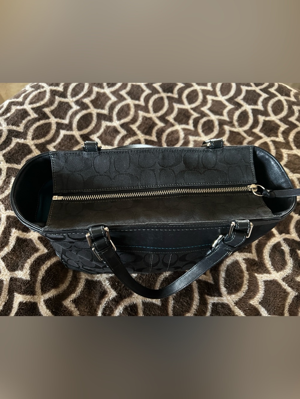 Coach Signature Gallery Vintage Tote - Medium Size - Picture 14 of 14